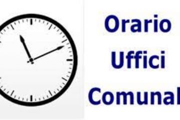 Orario apertura uffici